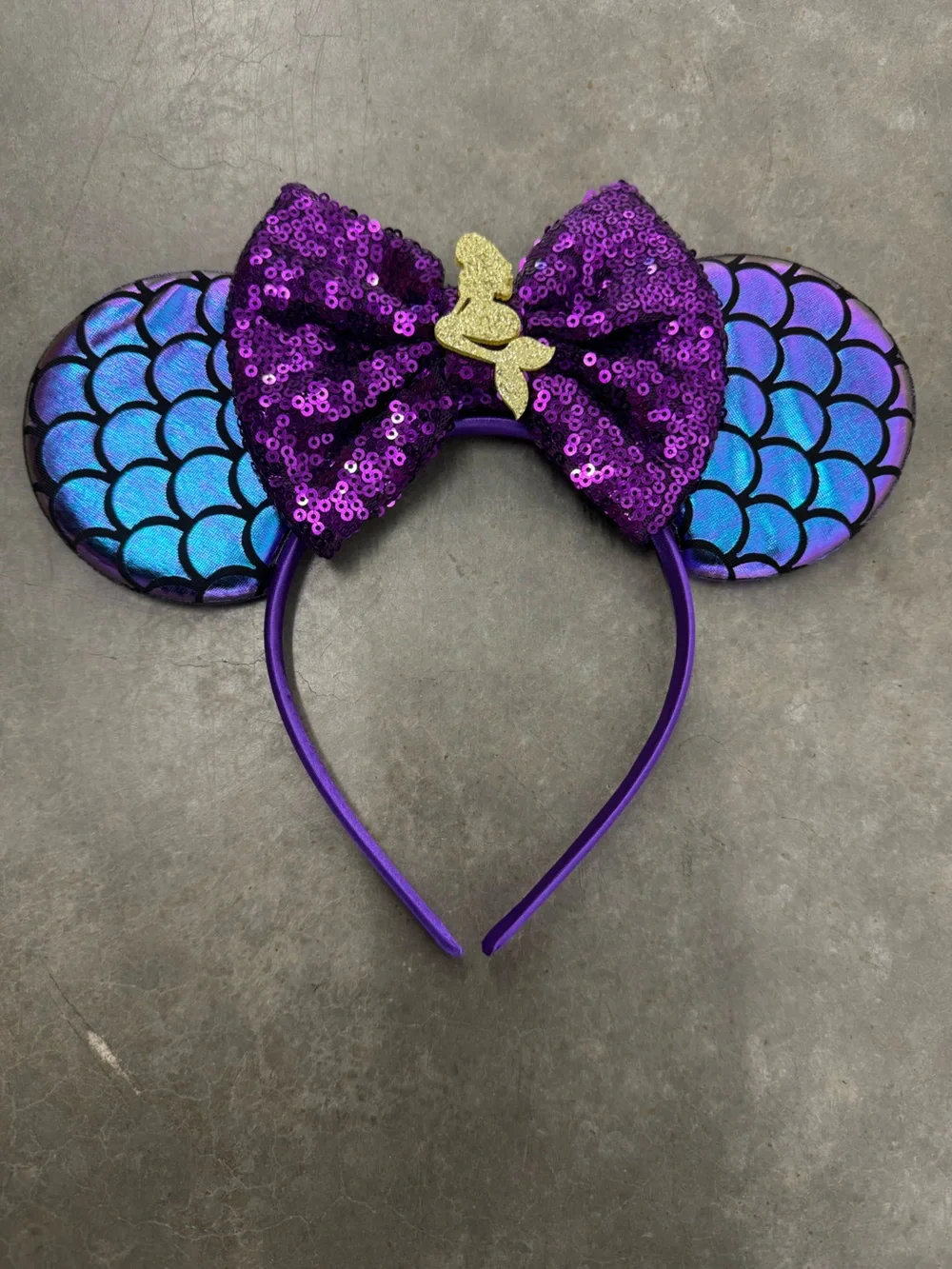 Little mermaid ears headband